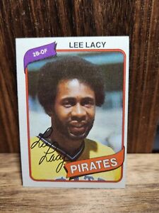 1980 Topps Baseball Lee Lacy Pittsburgh Pirates #536 Set Break 