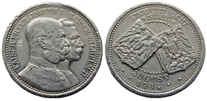 Medaille Kaiser Franz Josef I. u. Kaiser Wilhelm II., Einigkeit mach stark 1914 - Picture 1 of 4