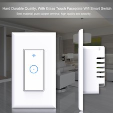 Smart WiFi Light Switch in Wall Compatible With Amazon Alexa & Google home