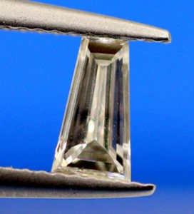Baguette cónica Luster diamante natural certificado H/VVS1 claridad 0,154 quilates 4x2 mm - Imagen 1 de 11