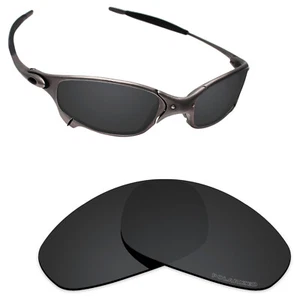 Hawkry SaltWater Proof Stealth Black Replacement Lenses for-Oakley Juliet - Picture 1 of 3