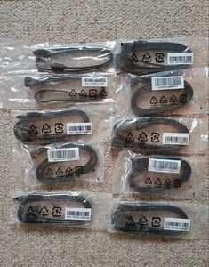 10-Pack (20 PCS)  ASUS MSI GIGABYTE GENUINE SATA Cable III NEW SEALED - Picture 1 of 4