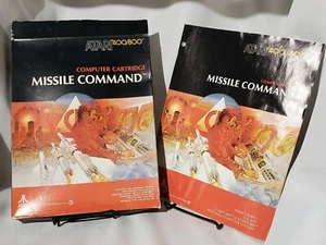Missile Command Original Replacement Box & Instructions Manual Only Atari 400 - Picture 1 of 4