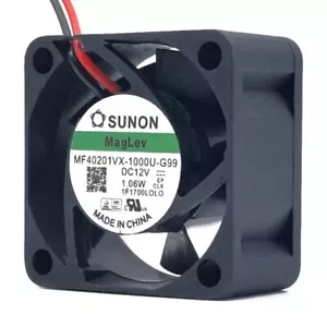 1PC SUNON 4CM MF40201VX-1000U-G99 12V 1.06W cooling fan - Picture 1 of 3