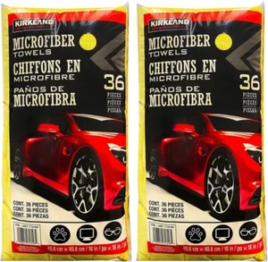 Paños de microfibra para coche Kirkland 40 cm - Paquete de 72 toallas ultra felpa - Eurow - Imagen 1 de 6
