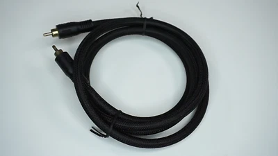 BRAIDED RCA CABLE 5FT DENON NEW OEM 919613100280D B-0052 - Image 1 of 2