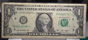 2013 DUPLICATE REPLACEMENT STAR $1.00 B NEW YORK FEDERAL RESERVE BANK DC PRINT - Picture 1 of 4