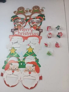 Paper Glasses Christmas Themed and LED Sparkling Colorful Glowing Rings for kid - Picture 1 of 14