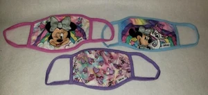 Disney Minnie Mouse Mädchen Gesichtsmaske Set Stoff Gesichtsmaske Baumwolle wiederverwendbar waschbar - Bild 1 von 1