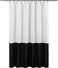 Waterproof Fabric Shower Curtain Liner - Soft & Light-Weight Cloth Shower Curtai