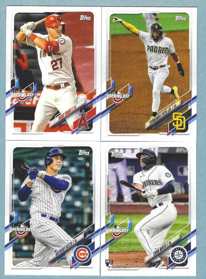 2021 Topps Opening Day Vets & Rookies RCs #1-220 Complete Your Set ~ You Pick! - Image 1 of 1