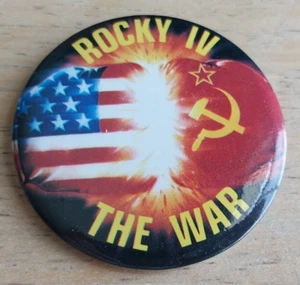 Rocky IV Promotional Pin 1985 Movie Film Four Dolph Lundgren Brigitte Nielsen - Picture 1 of 4