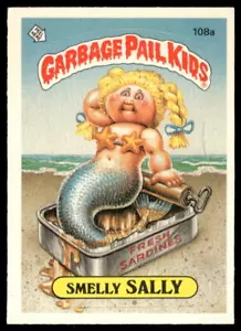 1986 Topps Garbage Pail Kids Series 3 #108a Smelly Sally 1 Star * Back NM - Bild 1 von 2
