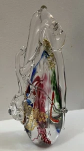 John Macpherson Glass Sculpture 2001  11-1/2” Tall  Paper Weight  Studio Art - Picture 1 of 19