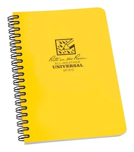 Rite In The Rain 373 Polydura Yellow 64-Pages Side Spiral Notebook (Pack of 6) - Picture 1 of 1
