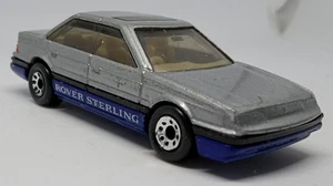 Matchbox Silver & Blue Rover Sterling Loose Diecast 1:60 1987 - Picture 1 of 6