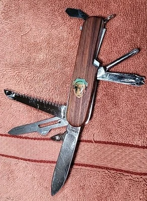 Navaja suiza de madera Ponderosa Ranch Bonanza rara Foto 1 de 4