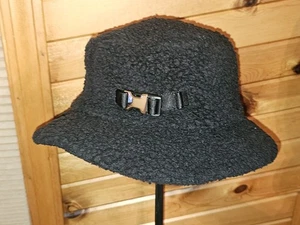 Lululemon Bucket Hat Fleece Style Size Large/ Extra Large Black Adjustable - Picture 1 of 5