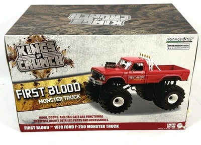 Greenlight Kings Of Crunch 1978 Ford F-250 Monster Truck First Blood 1/18 Scale - Image 1 of 4