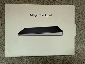 Apple Magic Trackpad - Black Multi-Touch Surface - Open Box Excellent - Picture 1 of 2