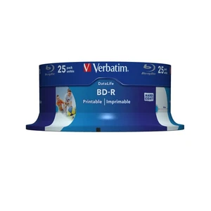 Blu-Ray BD-R Printable Verbatim 43811 25 Unités - Photo 1/4