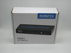 AVANTEK HS41 4x1 HDMI Switch WITH REMOTE & Ac power FREE SHIPPING - Picture 1 of 3
