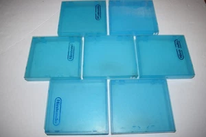 Game Storage Case Blue for Nintendo NES Console Video Game Cart and Manual Lot 7 - Picture 1 of 1