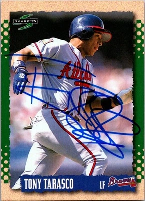 1995 Score - Tony Tarasco #145 AUTO AUTOGRAPHED SIGNED Atlanta Braves - Image 1 of 2