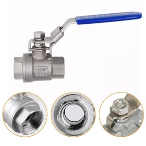 Convenient Maintenance 1/4" Ball Valve 1000 WOG Ball Valve Abrasion Resistance - Picture 1 of 12