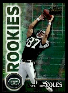 2000 Finest #153 Laveranues Coles Rookie SP #d /2400! Rookie JETS - Picture 1 of 2