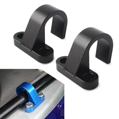 2pcs Rear Brake Hose Clamp Guide For Yamaha YZ125 250 YZ250F YZ85 03-2022 Black - Image 1 of 4