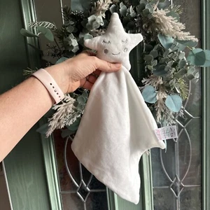 Matalan star comforter soft toy sleeping blankie white blanket bnwot π - Picture 1 of 8