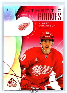 Juego UD SP 2024-25 usado - Albert Johansson - Authentic Rookies RC rojo #265 - Imagen 1 de 2