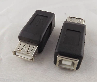 10pcs USB 2.0 Type A Female To Printer Type B Female Converter Adapter Connector - Image 1 of 4