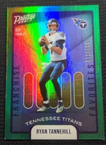 2021 Panini Prestige Ryan Tannehill Franchise Favorites Green /199 - Titans - Picture 1 of 2