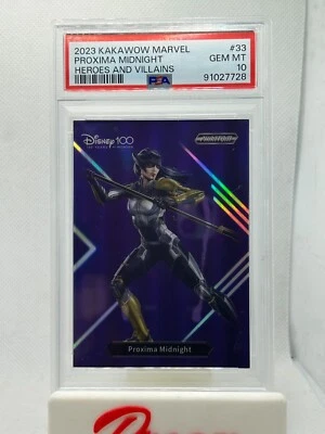 2023 Kakawow Marvel Phantom Disney 100 Heroes Villains PM-YF-31 Corvus PSA 10 - Image 1 of 2