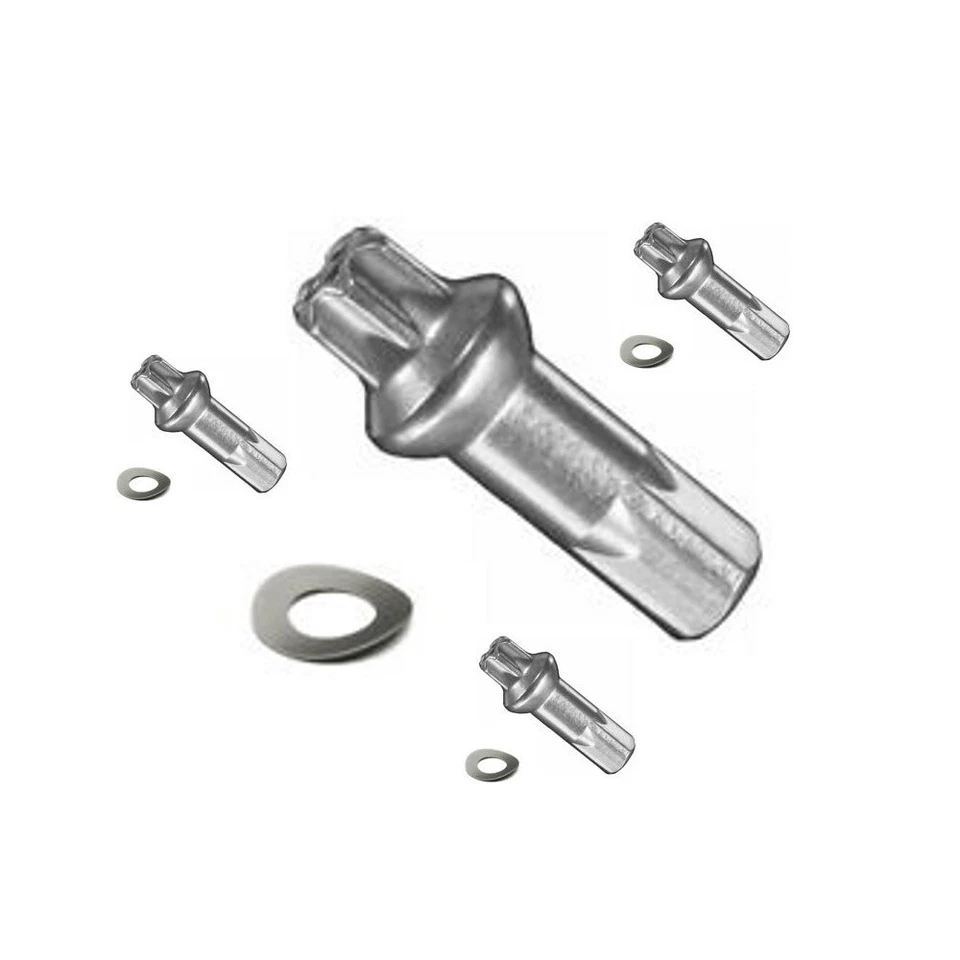 4 x DT Swiss Silver SQUORX ALLOY SPOKE NIPPLES & washers 14 gauge / 2mm prolock - Image 1 of 1