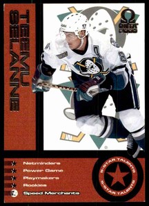 1999-00 Pacific Omega 5 Star Talents Teemu Selanne #14