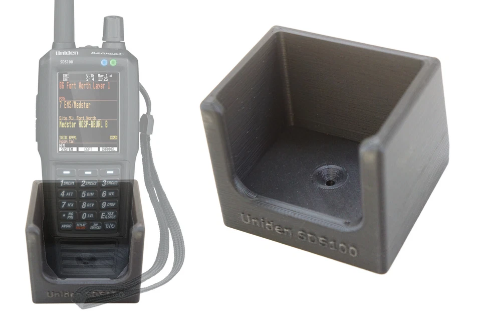 Schreibtisch Ständer Halterung für Uniden Sds 100 (SDS100) Scanner - Bild 1 von 4