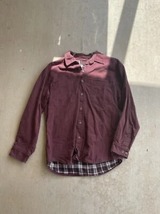 Wolverine Boots and Gear Size M Rust Plaid Flannel Lined Shirt Jacket - Picture 1 of 4