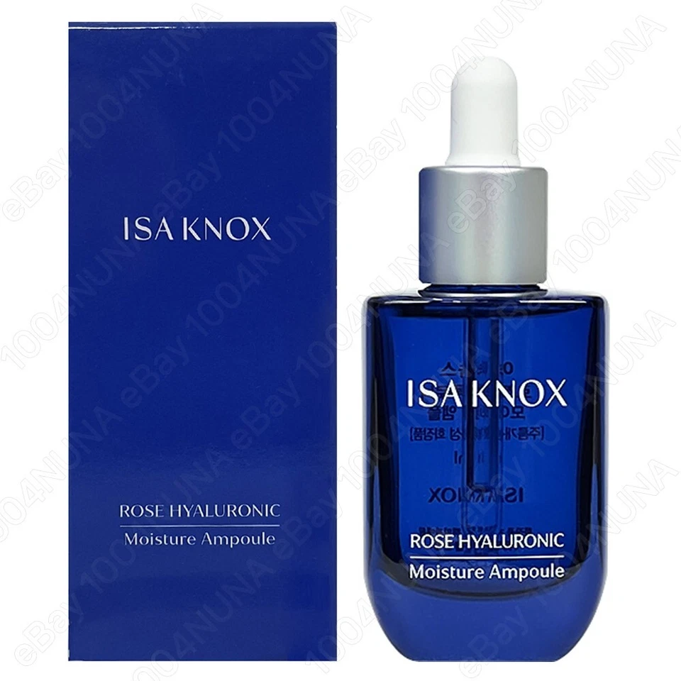 ISA KNOX Rose Hyaluronic Moisture Ampoule Adenosine Soothing Skin Care K-Beauty - Image 1 of 1