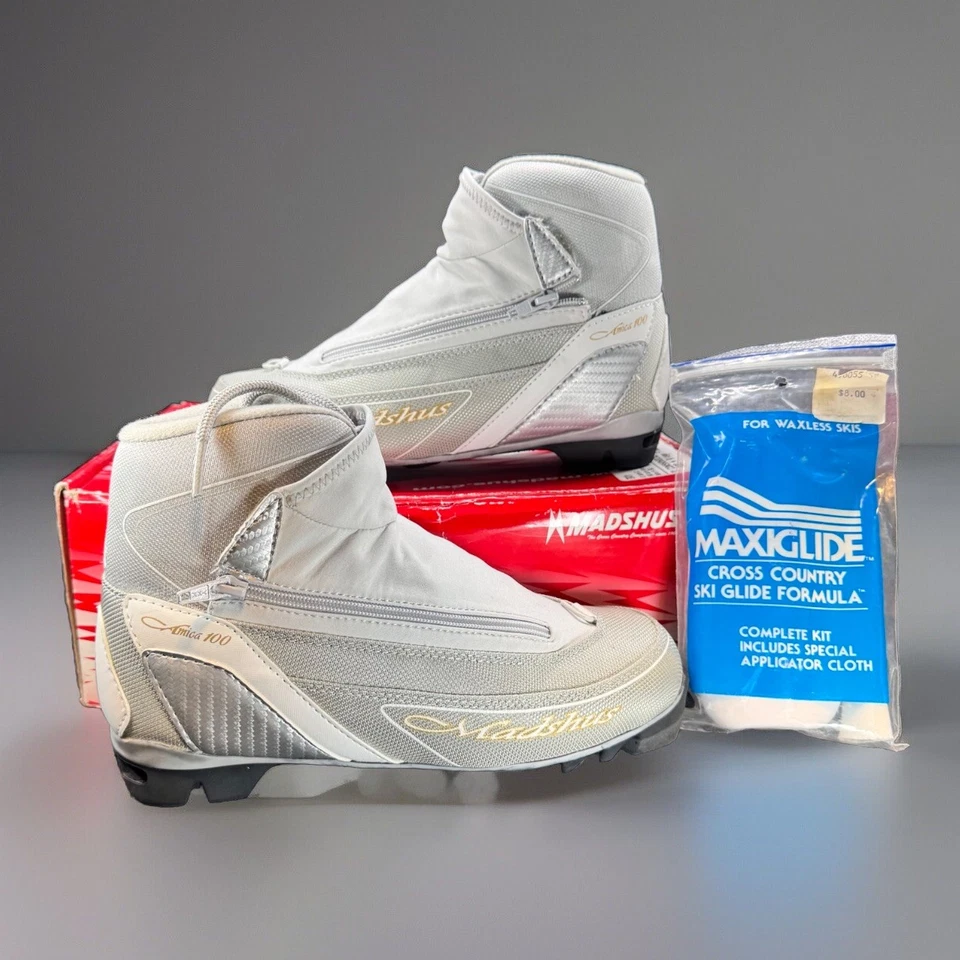 Madshus Amica 100W Nordic Cross Country Ski Boots Winter Women's Size 4.5