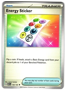 ENERGY STICKER 159/165 SCARLET & VIOLET 151 POKEMON TCG - Picture 1 of 2