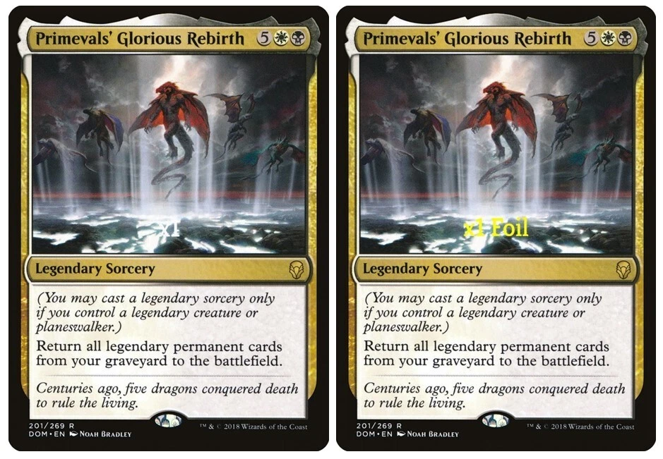 MTG Dominaria DOM Primevals' Glorious Rebirth MINT (SELECT) - Image 1 of 1