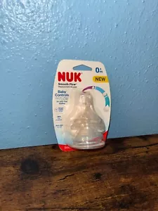 NUK Smooth Flow Colic Free Feeding Replacement Nipples 0M+ NIP + FREE SHIPPING - Picture 1 of 1