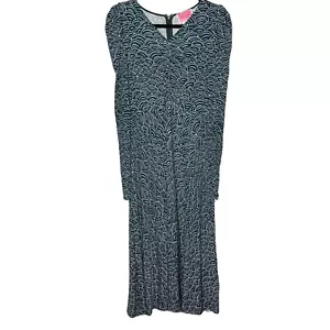 Kate Spade New York Party Blasen V-Ausschnitt Langarm Midikleid Gr 10 - Bild 1 von 5