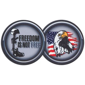 Freedom Is Not Free Ceramic Challenge Chip - Picture 1 of 1