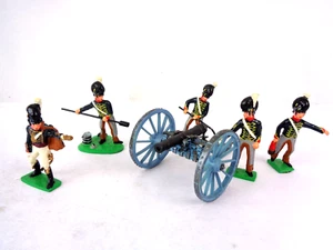 Mulberry Miniatures British Horse Artillery Gun Crew Napoleonic Toy Soldier 54mm - Picture 1 of 9