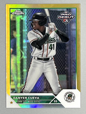 Danyer Cueva 2023 Topps Pro Debut CHROME True Gold 47/50