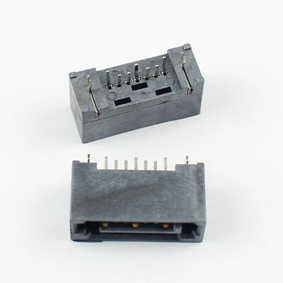 5Pcs Sata Type A 7 Pin Straight DIP Male Adapter Connector For Hard Drive HDD - Image 1 of 4